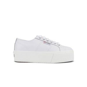 Superga 2790 Napa White Leather - Size 8.5